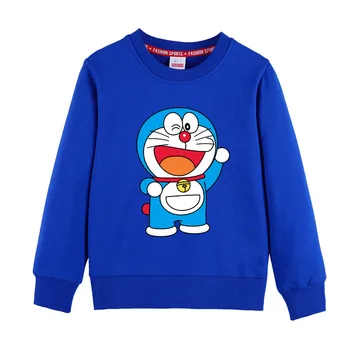 2020 Vaikai Rudenį Hoodies Bamblys Berniukų, Mergaičių Doraemon Animacinių filmų Megztiniai Vaikams, Outwear ilgomis Rankovėmis Viršūnes medvilnė