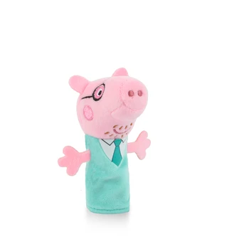 5vnt 8-9cm Originalus Originali Peppa Pig šeimos lėlės Įdaryti Pliušinis George dinosaur piršto lėlių Lėlės vaikų Žaislas Gimtadienio Dovana