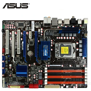 ASUS P6T SE pagrindinės Plokštės LGA 1366 24GB DDR3 Intel X58 P6T SE Darbalaukio Mainboard Systemboard SATA II PCI-E X16 Naudojamas 16 mb Flash