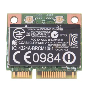 Belaidžio ryšio Adapteris Korta BroadCom BCM94313HMGB BCM4313 Wifi + 