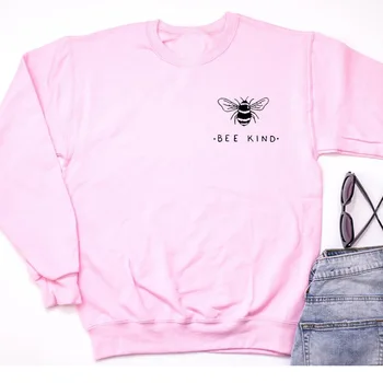 Bičių rūšies, rožinė palaidinukė moterų hoodie harajuku moters drabužių streetwear viršūnes gyvūnų puloveriai atsitiktinis korėjos gotikos hoodies