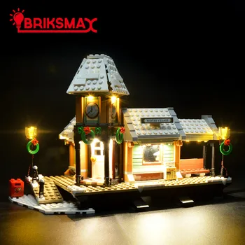 BriksMax Led Light Up Kit Kalėdų Serija Suderinama Su 10245/10249/41323/10263/10259/10254