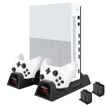 Kontrolės Paramos Bazę X box Xbox One S X Priedai Žaidimų Konsolės Stovas Gamepad Valdytojas, Savininkas Radiatorius Aušinimo Ventiliatorius Įkroviklis