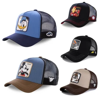 Naujas Prekės Ženklas Mickey Mouse Snapback Medvilnės Beisbolo Kepurė Vyrams, Moterims, Hip-Hop Tėtis Akių Skrybėlę Sunkvežimio Vairuotojas Hat Dropshipping