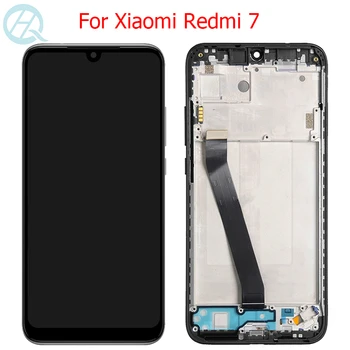Originalus Redmi 7 LCD Xiaomi Redmi 7 Ekranas Su Rėmu Jutiklinis Ekranas 10 Touch Redmi 7 Ekrano skaitmeninis keitiklis skydų Surinkimo