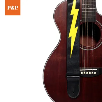 P&P Žaibo Gitara Dirželis Aukštos kokybės bass elektros akustinė gitara dirželiai muzikos dirželiai gitara priedai