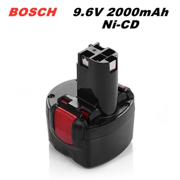Už BOSCH BAT048 9.6 V 2000mAh Ni-CD Įkrovimo Baterija (akumuliatorius elektrinių Įrankių Akumuliatorius Bosch PSR 960 BH984 BAT048 BAT119