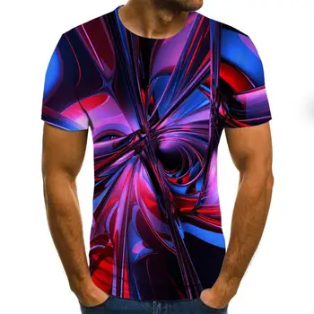 Vasaros marškinėliai Vyrams Streetwear Apvalios Kaklo trumpomis Rankovėmis Tees Viršūnes Juokinga Gyvūnų Vyrų Drabužiai Atsitiktinis 3D Spausdinimo Marškinėlius