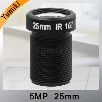 Yumiki HD 5.0 Megapikselių Veiksmų Kameros Lęšis 25mm M12 Objektyvo IR Filter1/2