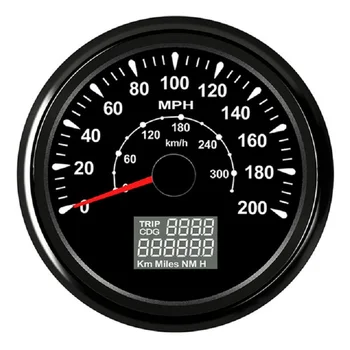0-200 km / h atsparus Vandeniui GPS Spidometras Odometras Kelionės Counter-330KM/H Automobilių Lenktynių Motociklo 3-3/8