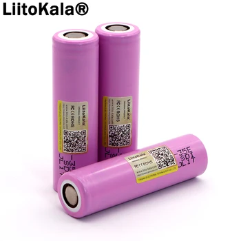 1-10VNT Liitokala 35E originalus maitinimo 18650 ličio baterija 3500mAh), 3,7 v 25A didelės galios INR18650 už elektriniai įrankiai