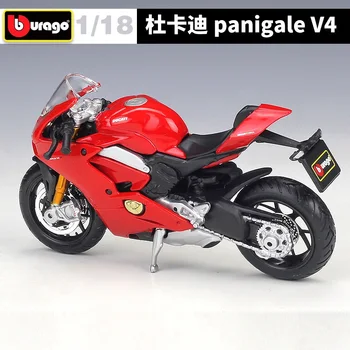 1:18 Bburago Ducati Panigale V4, lieto Motociklas