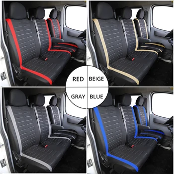1+2 Mėlynos Sėdynių užvalkalai, Automobilių Sėdynės Padengti Vežėjo/Van,Universalus 2+1 