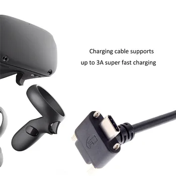 1/3/5/8M USB C Tipo Duomenų Perdavimo Greito Įkrovimo Kabelis Oculus Quest Nuorodą Parama Garo VR Quest Tipo C-3.1 Duomenų Kabelis
