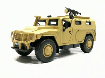 1:32 Lengvųjų metalų Stumdomas rusijos šarvuotos transporto priemonės Sprogstamųjų karinio modelio Garso, šviesos Kontrolės Automobilį Vaikų Žaislai