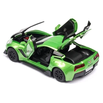 1:32 korvetės Žaislas Automobilis Metalo Žaislas Diecasts & Žaislinės Transporto priemonės Automobilio Modelio Aukštos Modeliavimas Automobilių Žaislai Vaikams Kalėdų dovana