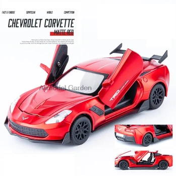 1:32 korvetės Žaislas Automobilis Metalo Žaislas Diecasts & Žaislinės Transporto priemonės Automobilio Modelio Aukštos Modeliavimas Automobilių Žaislai Vaikams Kalėdų dovana