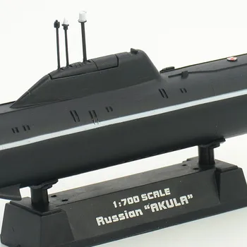 1:700 masto, iš anksto pastatytas rusijos Akula-klasė branduolinių varomas povandeninis laivas, SSN hobis kolekcines baigė plastikiniai modelis