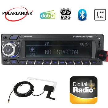 1 Din Automobilio Radijo DAB+ AM RDS MP3/WMA LCD Ekranas FM USB SD Automobilio 
