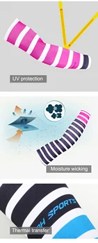 1 Pora Kvėpuojantis UV Apsauga Dviračių Veikia Arm Rankovėmis Rankogalių Padengti Vairavimo Jojimo Apsaugos Dviračių Sporto Rankos Šildytuvus Rankovėmis