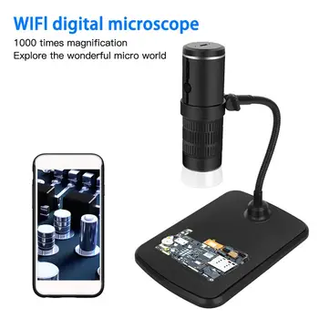 1000X Skaitmeninis Mikroskopas HD USB WiFi Mikroskopu Mobiliojo Telefono Mikroskopo vaizdo Kamera, skirta Išmaniojo telefono PCB Tikrinimo Įrankiai 1080P LED