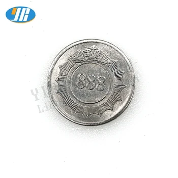 1000pcs 25*1,8 mm simbolinis arkadinis žaidimas, žetonai, nerūdijančio plieno Žaidimas monetos, o ne valiuta