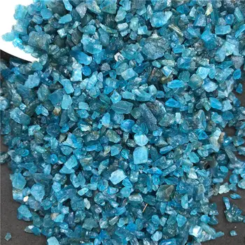 100g Natūralaus Mėlyna Apatite Perlas Mažas Neapdorotų Akmens Pavyzdys Gydomųjų Mineralinio Dekoras