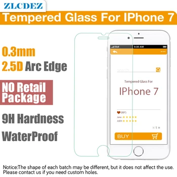 100vnt/daug HD Aišku, 2.5 D Plonas Grūdinto Stiklo Plėvelė iPhone 12 11 pro max XR X 8 Plius 7 6 plius 5 4 Skaidrūs Screen Protector
