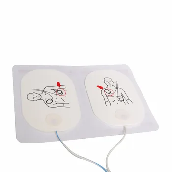 10Pairs FR/FR2/FR2+ Suaugusiųjų Mokymo Elektrodų Pagalvėlės Naudoti Su AED Treneris Mokymo Mašina Prietaiso P150 Lipni Lopai