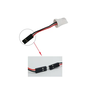 10vnt T10 lizdo adapteris, skirtas automobilių led šviesos diodų (led) skydelį stop lempos lemputė jungtis Lemputė T10 Bazės Adapteris