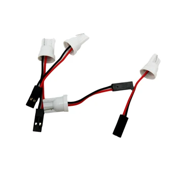 10vnt T10 lizdo adapteris, skirtas automobilių led šviesos diodų (led) skydelį stop lempos lemputė jungtis Lemputė T10 Bazės Adapteris