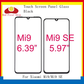 10vnt/daug Touch Ekranas Xiaomi Mi9/Mi9 SE Touch Panel Priekinės LCD Stiklinis Lęšis Mi 9 Touchscreen Stiklo Pakeitimo