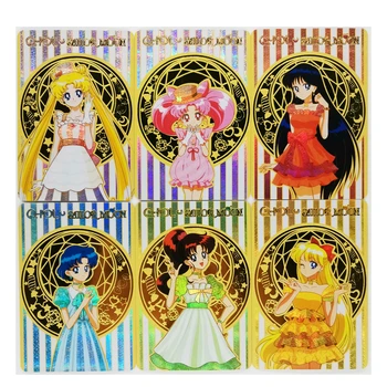 10vnt/set Q-pot Sailor Moon Žaislai Pomėgiai, Hobis Kolekcionuojamų Žaidimas Kolekcija Anime Korteles