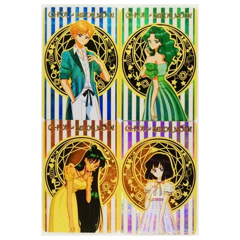 10vnt/set Q-pot Sailor Moon Žaislai Pomėgiai, Hobis Kolekcionuojamų Žaidimas Kolekcija Anime Korteles
