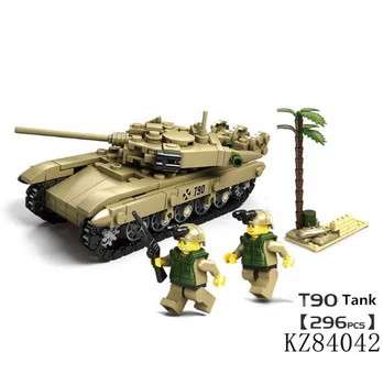 1242ps Kazi Kariuomenės Modelio Tankai 4 1 Surinkus Blokai karinis ginklas bakas Kūrimo Bloką žaislai vaikams Brinquedos