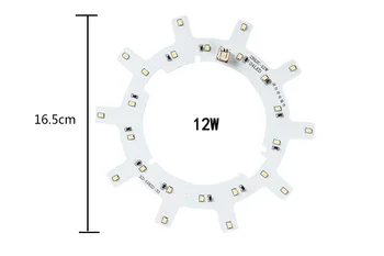 12W 18W 24W LED Lubų Šviestuvas Žiedas Skydelis Ratas Žibintai 5730 LED Apvalus Lubų Valdybos Aplinkraštyje Lempa Su Magnetu Varžtas + Vairuotojas