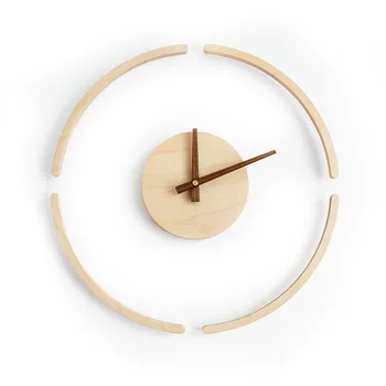 14 colių Kūrybos Skaidrios Pakabos Sieniniai Laikrodžiai Šiaurės Paprasta Kvarcinis Laikrodis Namo Kambarį, Sienų Dekoras