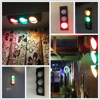 15W LED siena lengvosios pramonės, apšvietimo retro kūrybinio derliaus šviesos baras, restoranas šviesoforo patalpų sienos lempos