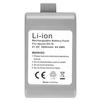 1PC 21.6 V 3.0 Ah Li-ion DC16 Dulkių siurblys Bateriją už Dyson DC16 DC12 12097 BP01 912433-01 L30