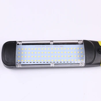 1PC Nešiojamas Super šviesus Saugos LED Avarinis Darbą Šviesos COB 80 LED Magnetinio Automobilių Patikra Remontas Rankinius Darbo Žibintas Hangable
