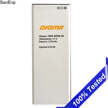 1PC Už Digma ATOM 3G LINX Baterija 1200mA Batterie Bateria