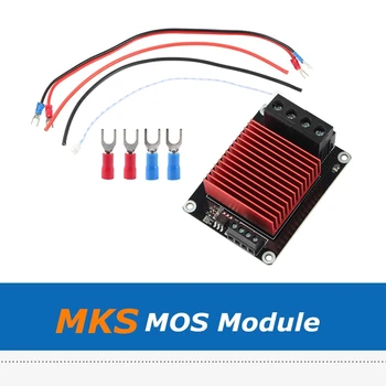 1pc 30A Didelis Einamosios Ekstruderiu Inspektas MKS MOSFET MOS Modulis + Maitinimo Laidas 3D Prinetr Dalys