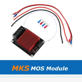 1pc 30A Didelis Einamosios Ekstruderiu Inspektas MKS MOSFET MOS Modulis + Maitinimo Laidas 3D Prinetr Dalys
