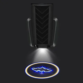 1pcs Universalus Belaidis LED Šešėlis Projektorius Mandagumo Žingsnis Žibintai Sveiki Žibintai, Automobilių Durys, Šešėlių, Šviesos, Lazerių Emblema Žibintų Komplektai