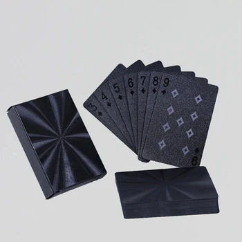 2 Komplektai/Daug Vandeniui Juodojo Aukso Kortos Limited Edition Kolekcija Diamond Pokerio Kortos Kūrybos Dovanų Šalis Įdomus Žaidimai
