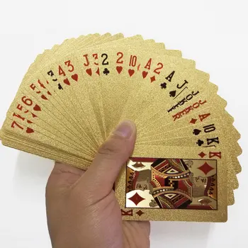 2 Komplektai/Daug Vandeniui Juodojo Aukso Kortos Limited Edition Kolekcija Diamond Pokerio Kortos Kūrybos Dovanų Šalis Įdomus Žaidimai