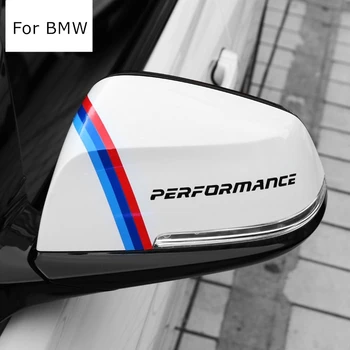 2 vnt M sportinio Automobilio galinio vaizdo Veidrodis Lipdukai BMW E46 E90 F30 F10 F07 F34 X1 X3 X4 X5 E70 