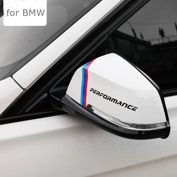 2 vnt M sportinio Automobilio galinio vaizdo Veidrodis Lipdukai BMW E46 E90 F30 F10 F07 F34 X1 X3 X4 X5 E70 