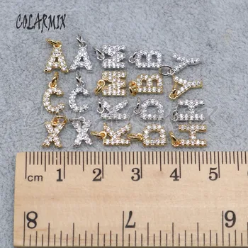 20 vienetų mažomis raidėmis pakabučiai karoliukai raidės Priedai auskarai didmeninė jewelryfor moterų 4865