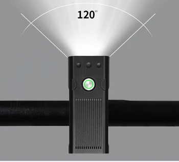 20000 liumenų dviračio šviesos L2 / T6 USB įkrovimo 5200mAh dviračio šviesos IPX5 atsparumas vandeniui LED žibintų galia banko dviračių priedai